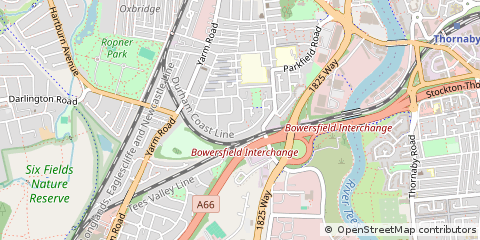 Map of Stockton-on-Tees
