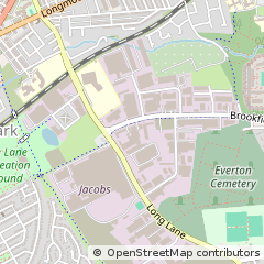 Map of Liverpool, Merseyside