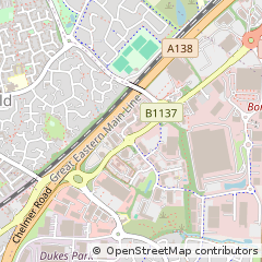 Map of Chelmsford, Essex