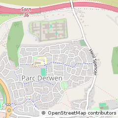 Map of Bridgend