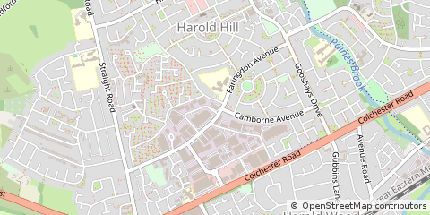 Map of Romford