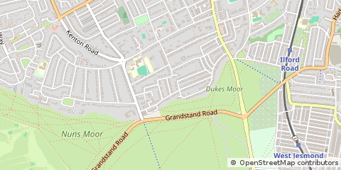 Map of Newcastle Upon Tyne, Tyne and Wear