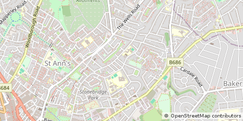 Map of Nottingham