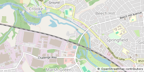 Map of Wigan