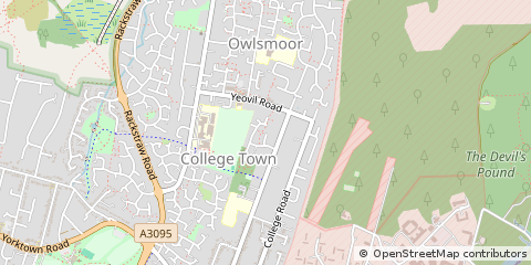 Map of Sandhurst