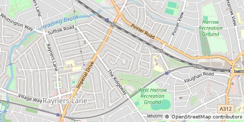 Map of Harrow