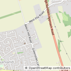 Map of North Ferriby, North Humberside