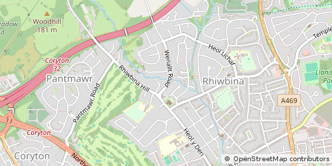 Map of Cardiff