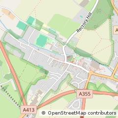 Map of Amersham, Buckinghamshire
