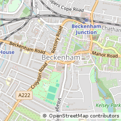 Map of Beckenham