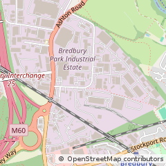 Map of Stockport, Cheshire