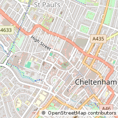 Map of Cheltenham