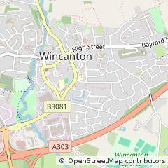 Map of Wincanton, Somerset