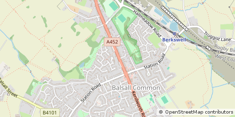 Map of Coventry, West Midlands