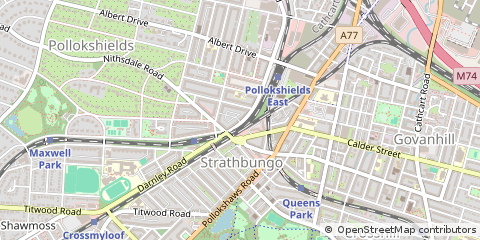 Map of Glasgow