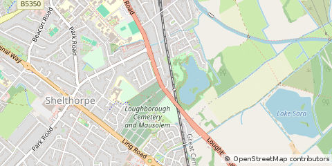 Map of Loughborough
