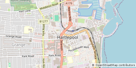 Map of Hartlepool