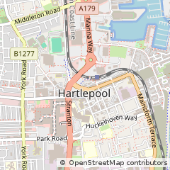 Map of Hartlepool