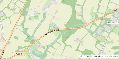 Map of Horsham