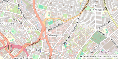 Map of Leeds