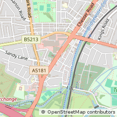 Map of Stretford, Manchester