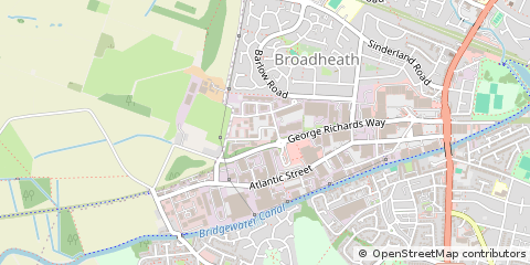 Map of Altrincham