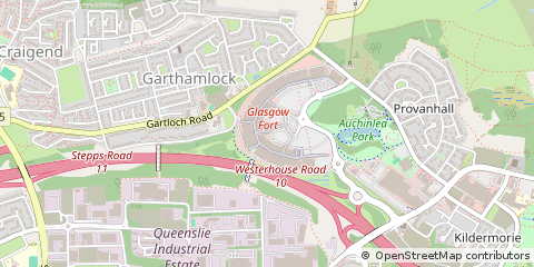 Map of Glasgow