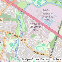 Map of Ashford, Middlesex