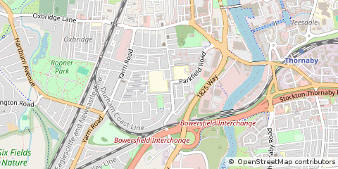 Map of Stockton-on-Tees