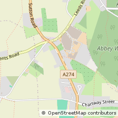Map of Maidstone, Kent