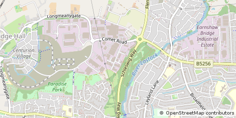 Map of Leyland, Lancashire
