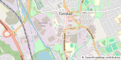 Map of Stoke-on-Trent