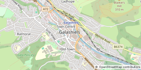 Map of Selkirkshire