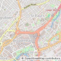 Map of Bristol
