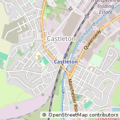 Map of Rochdale, Lancashire