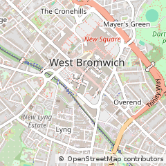 Map of West Bromwich, West Midlands