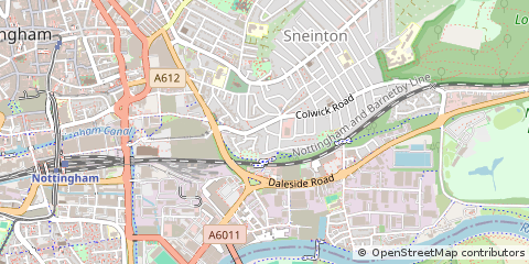 Map of Nottingham