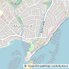 Map of Christchurch, Dorset