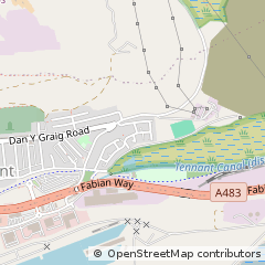 Map of Swansea, Abertawe