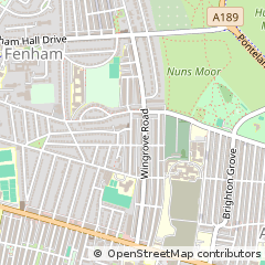 Map of Newcastle Upon Tyne, Tyne & Wear