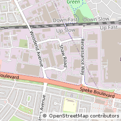 Map of Liverpool, Merseyside