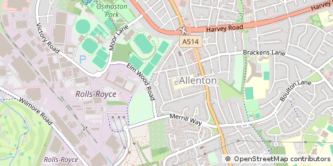 Map of Derby