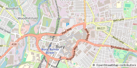 Map of Bury