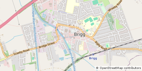 Map of Brigg, North Lincs