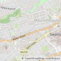 Map of Swansea