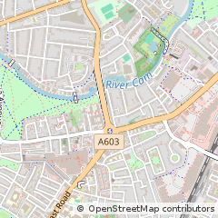 Map of Cambridge, Cambridgeshire
