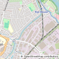 Map of Hoddesdon, Hertfordshire