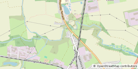 Map of Bedlington, Northumberland