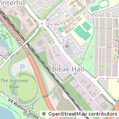 Map of Milton Keynes, Buckinghamshire