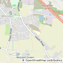 Map of Bury ST. Edmunds, Suffolk